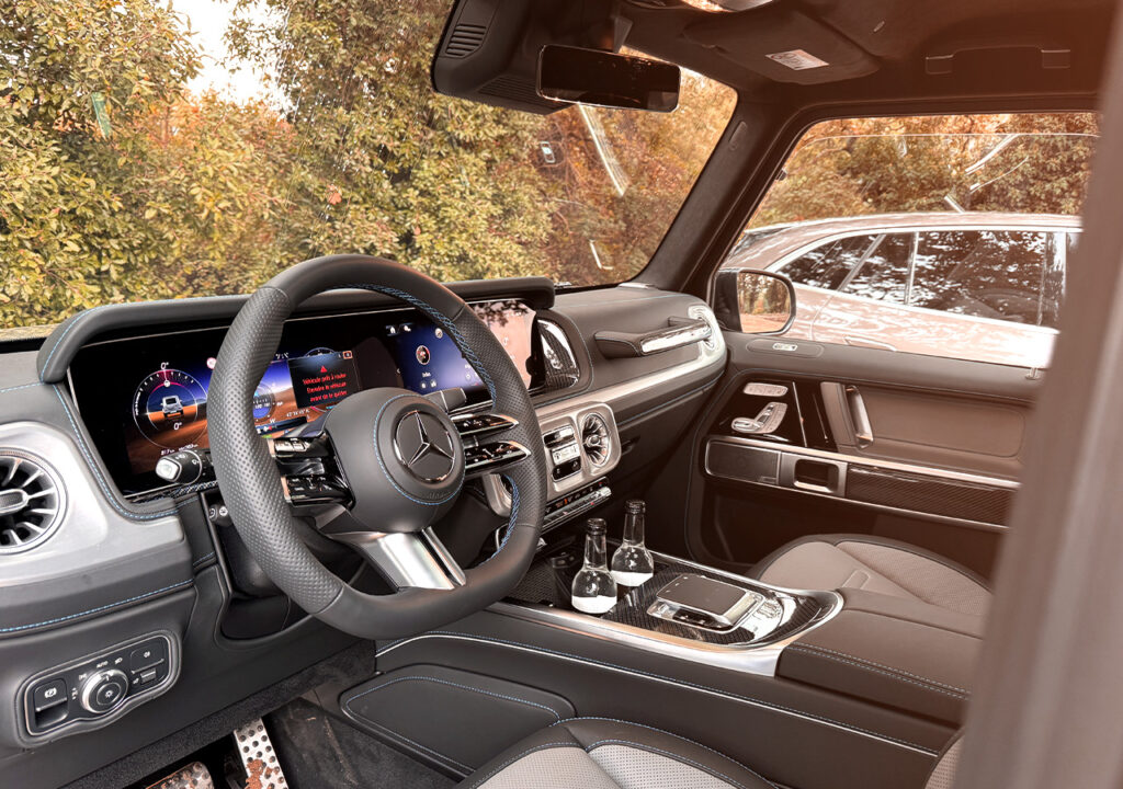 Intérieur nouveau Mercedes Classe G wagen G580 2025 finition Edition One